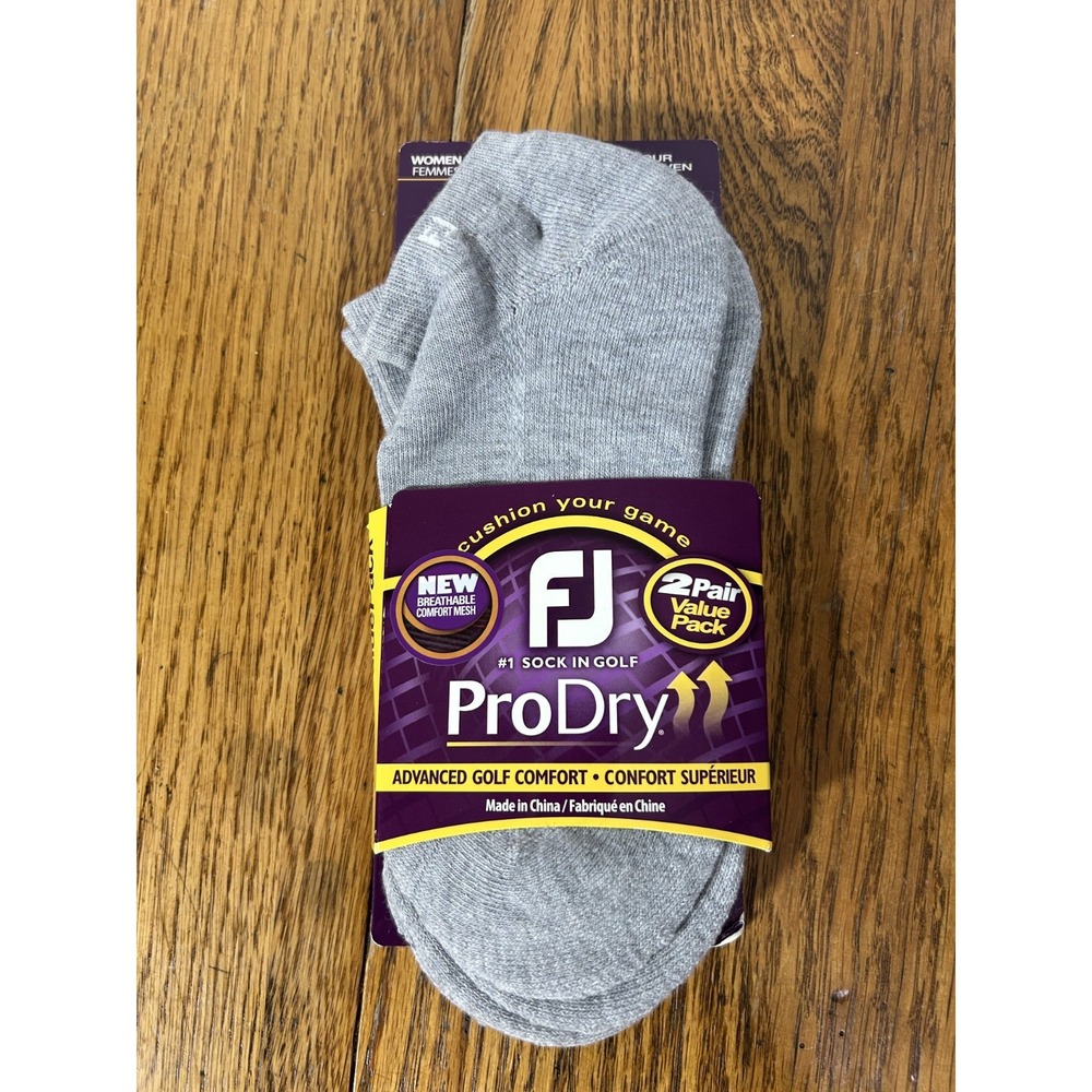 FootJoy Womens Size 6-9 ProDry Low Cut Golf Socks 2 Pair
